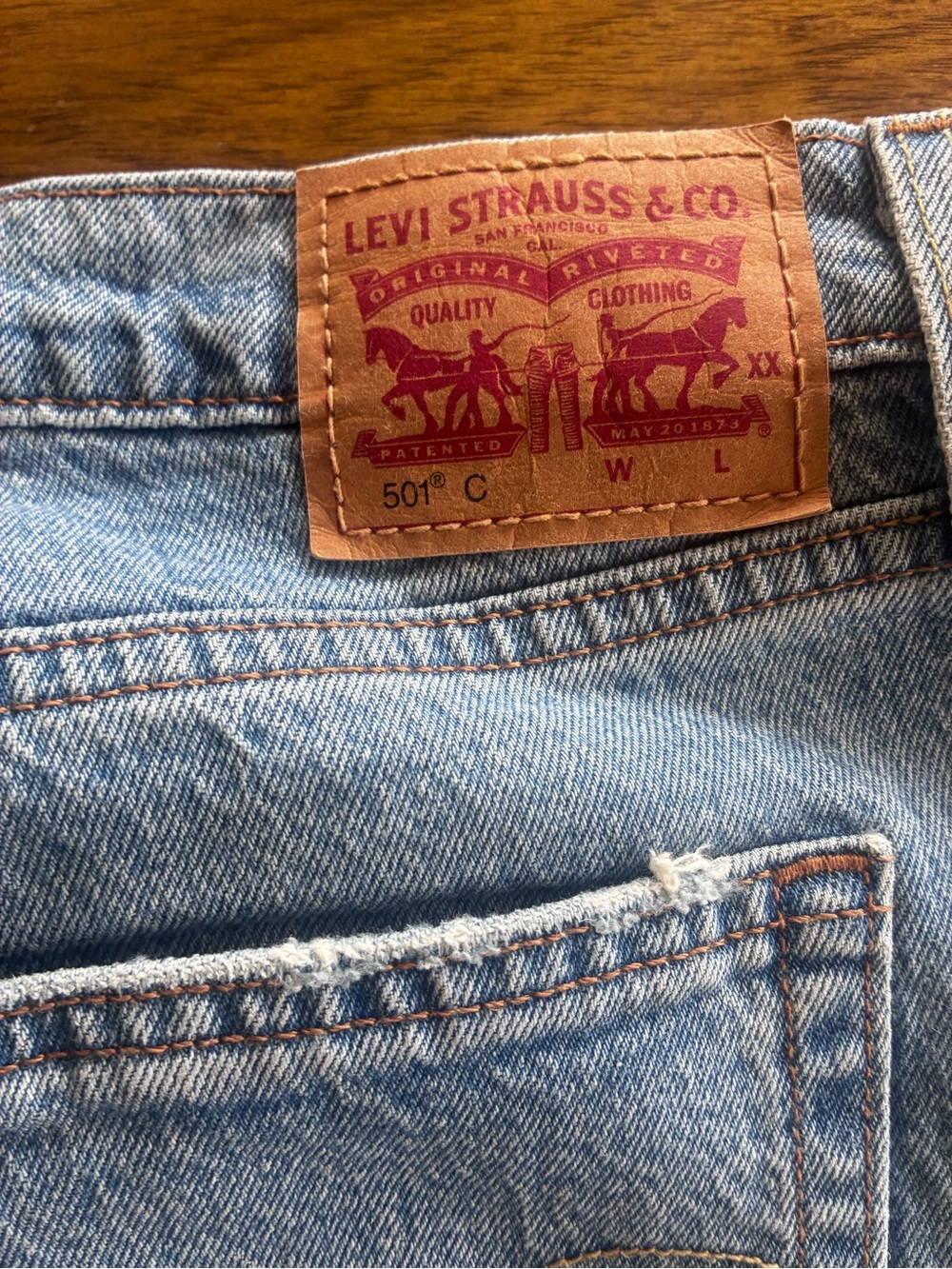 Levi's 501 high waist boot cut Jeans - Picture 3 of 5